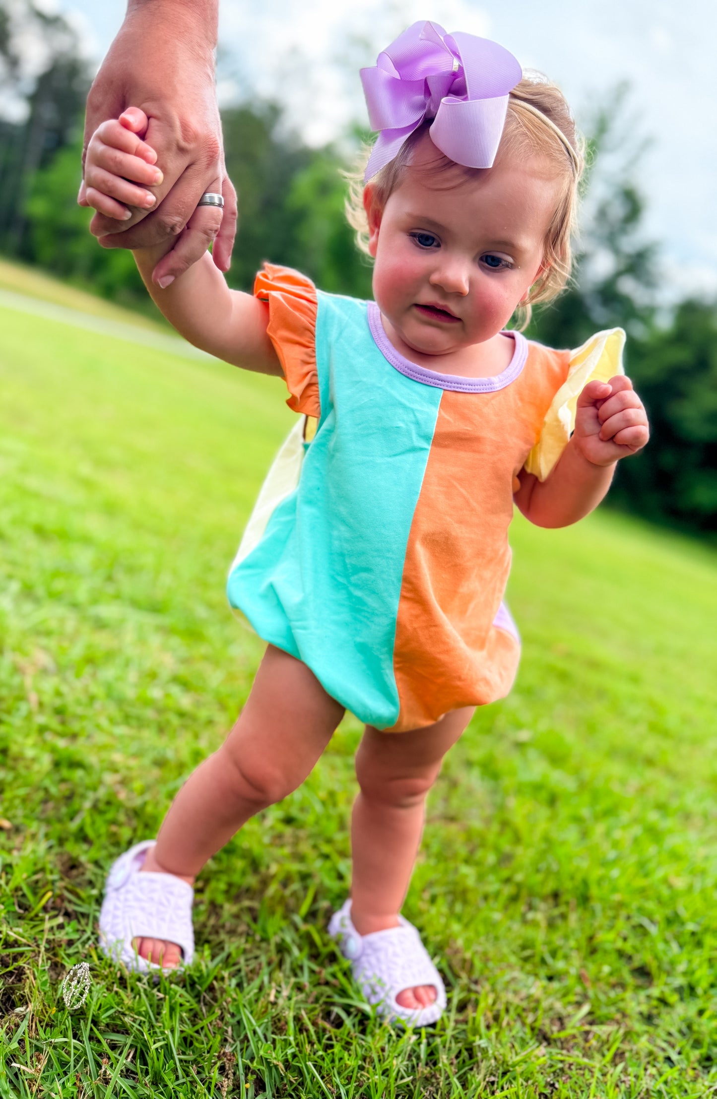 Springtime Colorblock Sibling Collection