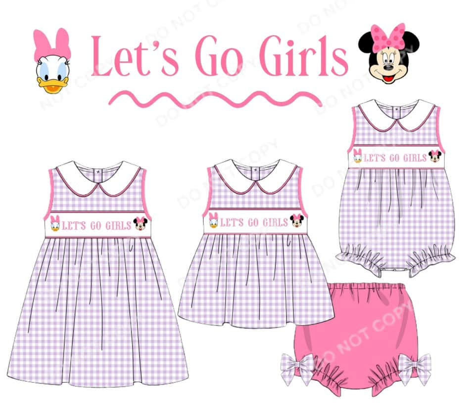Let’s Go Girls Smocked Sister Collection