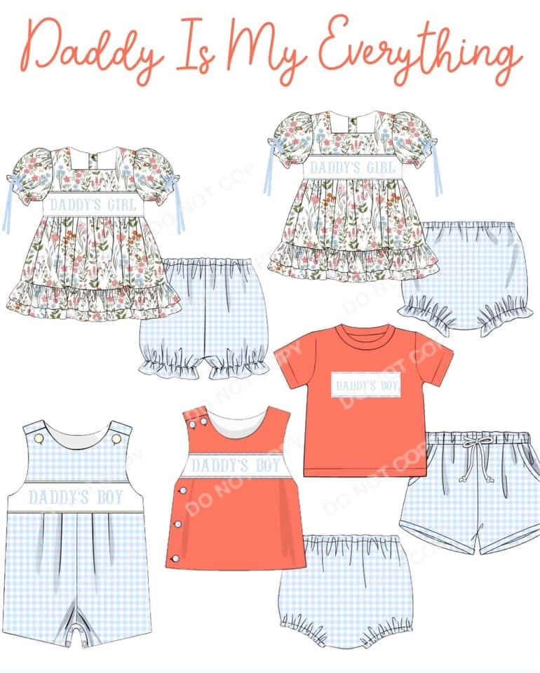 Daddy Is My Everything Smock Collection