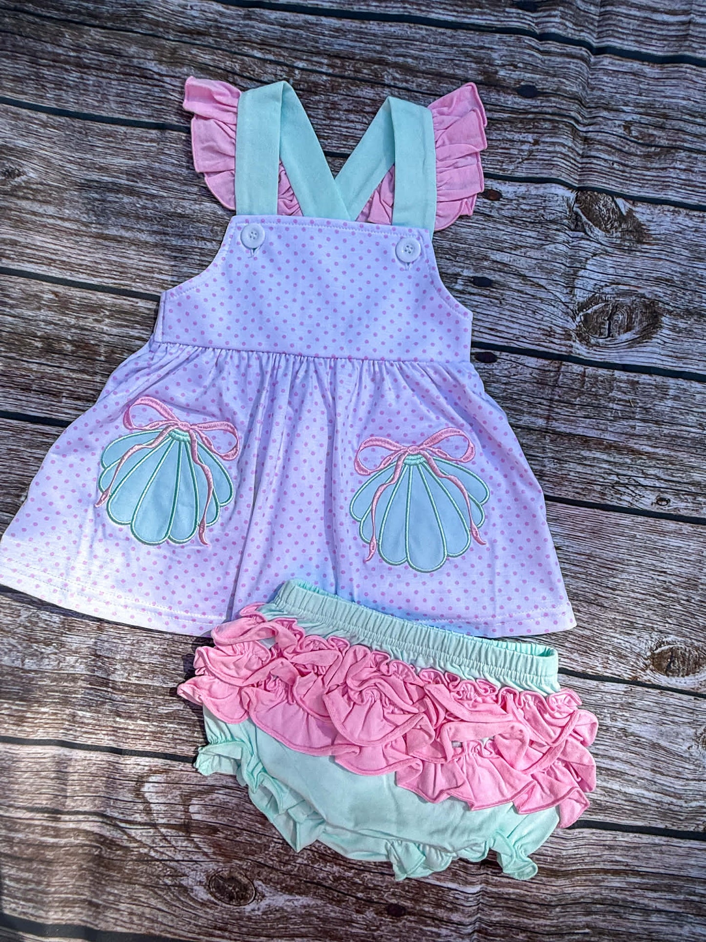Saltwater Pearls Bloomer Set