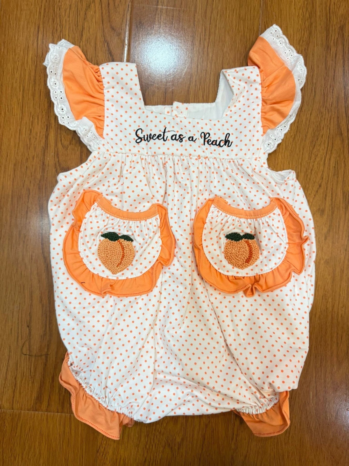 Sweet As A Peach Smock Bubble