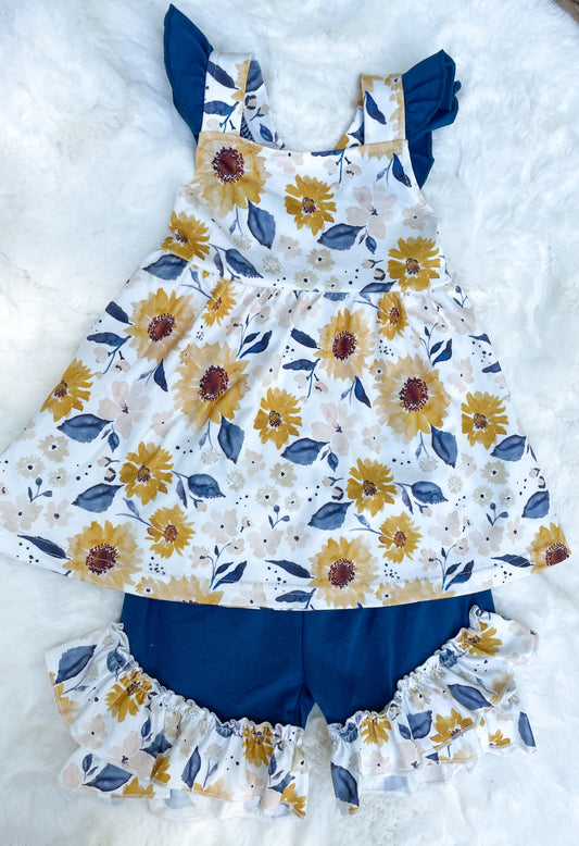 Sunflower Short Set