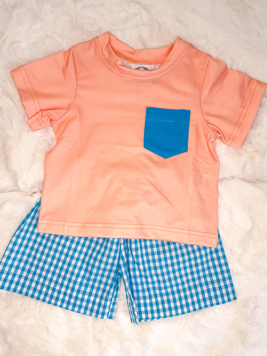 Sweet Caroline Boy Short Set
