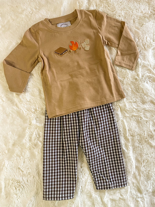 S’mores Boy Pant Set