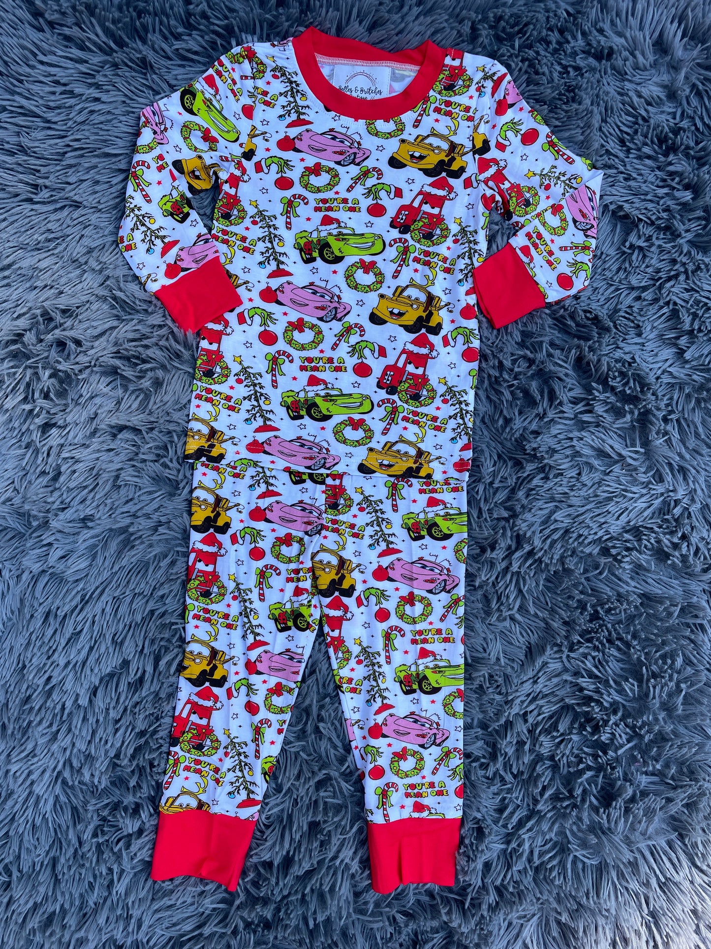 Mean One McQueen Bamboo 2pc Jammies