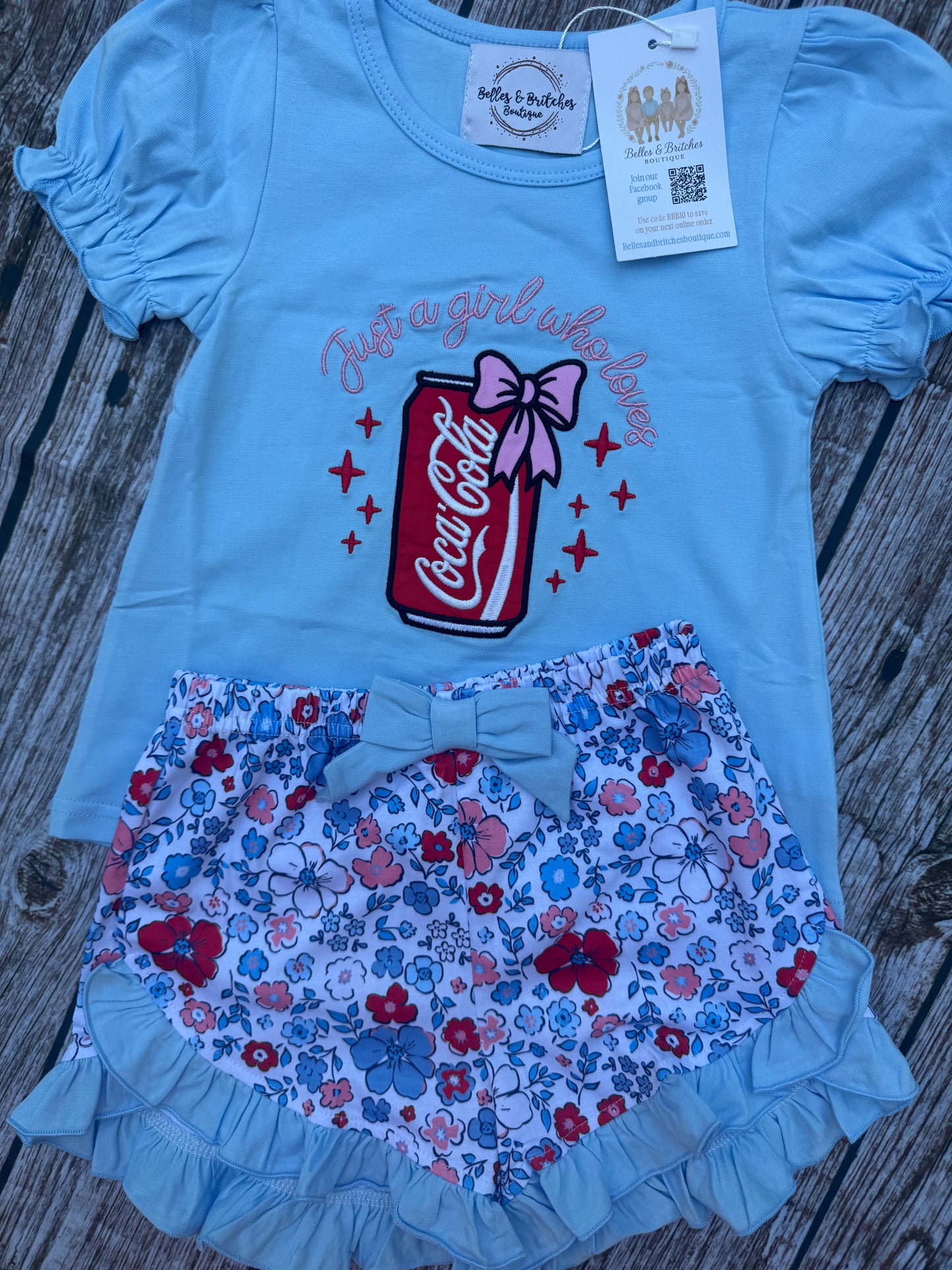 The Soda Shop Girl Short Set