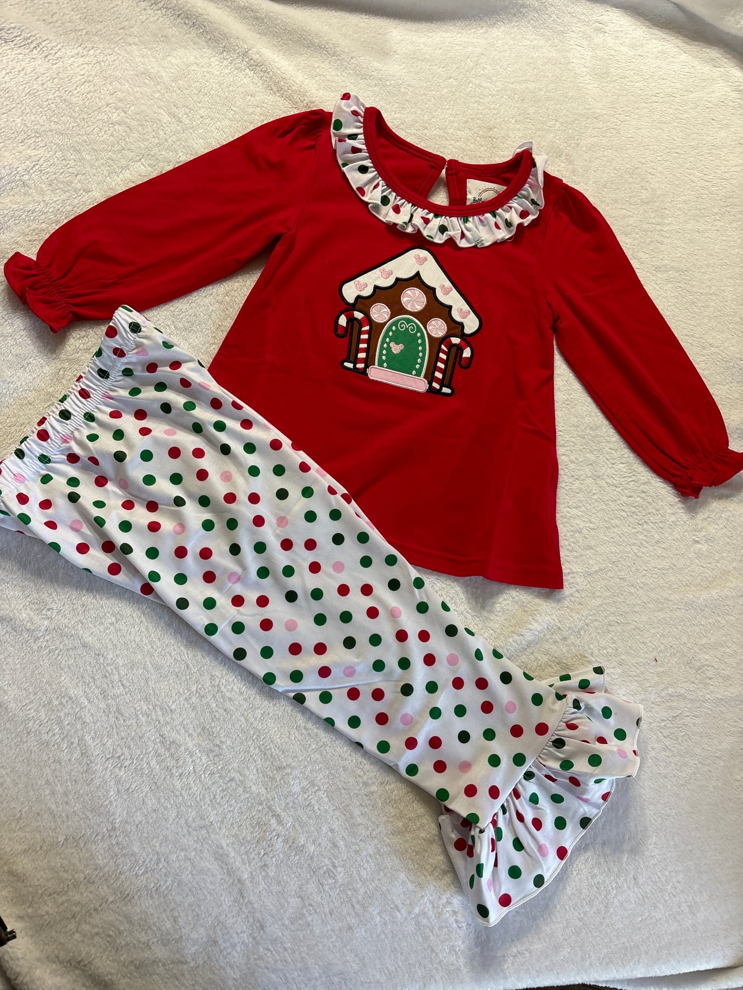 Gingerbread House Pant Set