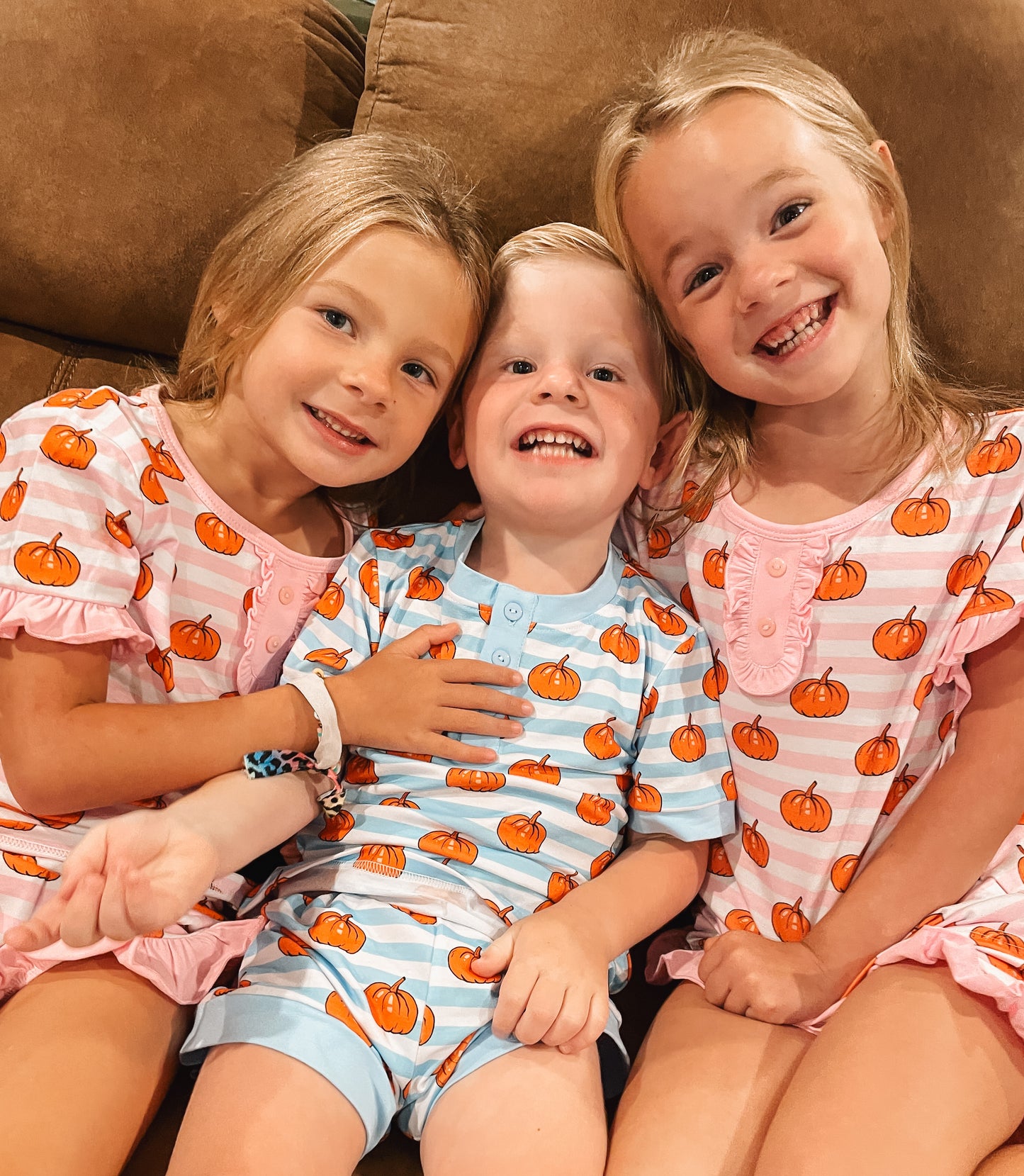 Pumpkin Sibling Jammies