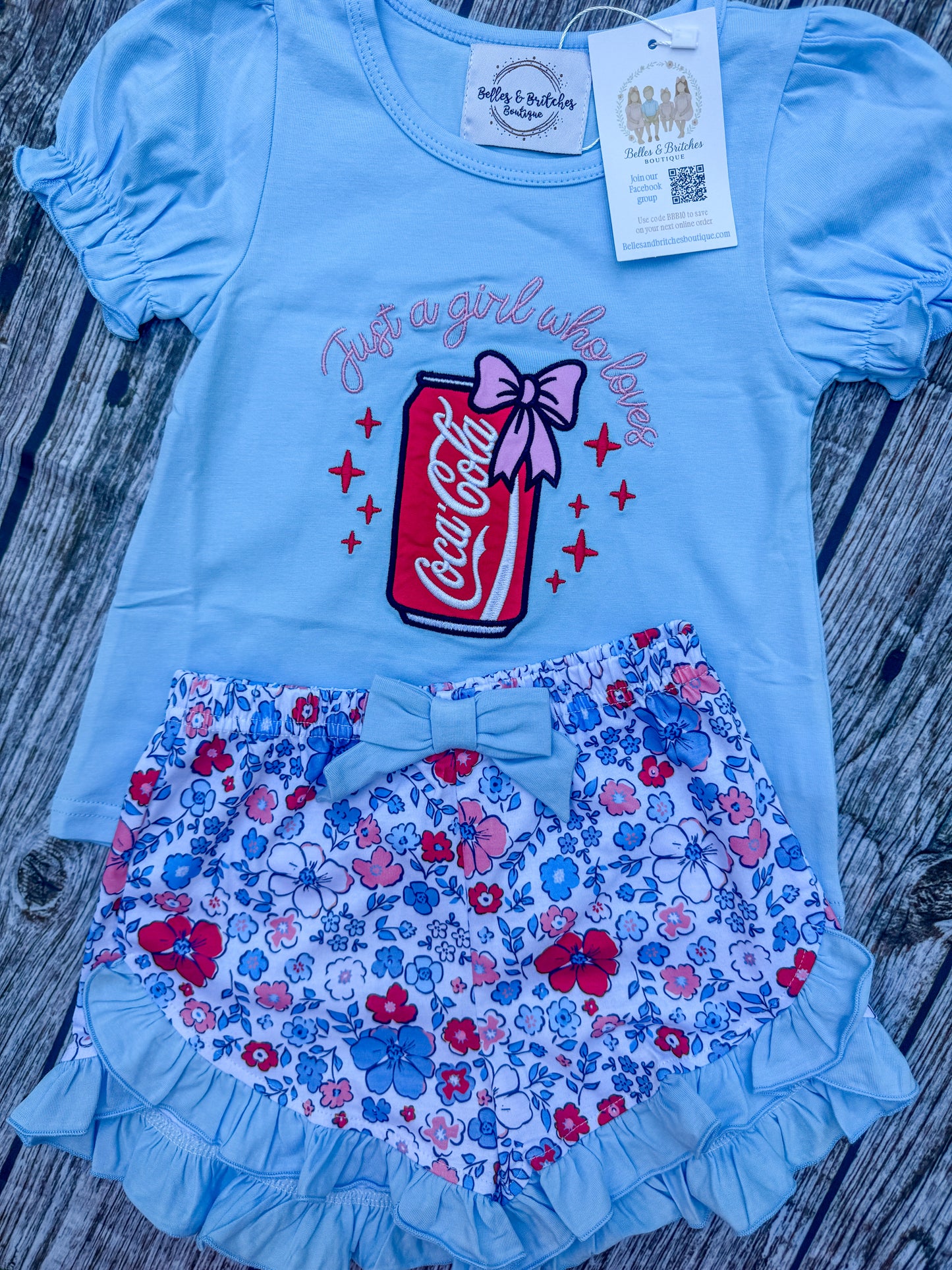The Soda Shop Girl Short Set