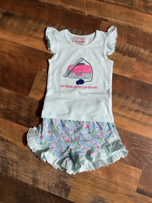 She Thinks We’re Just Fishing Short Set