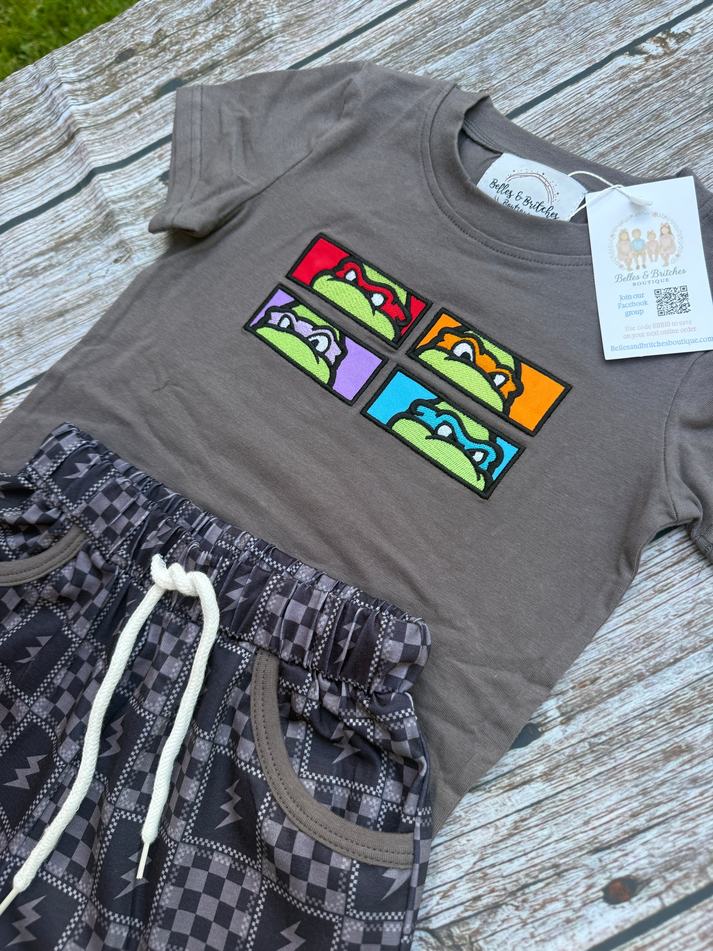 Masked & Mighty Boy Short Sets