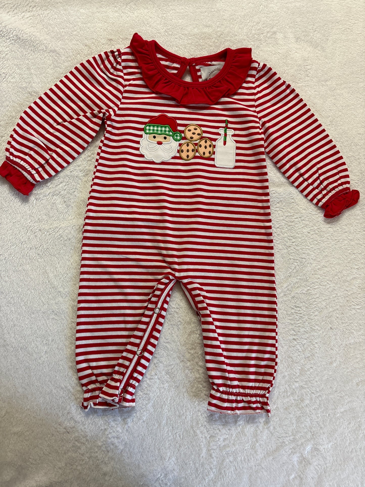 Santa Cookies & Milk Sibling Romper