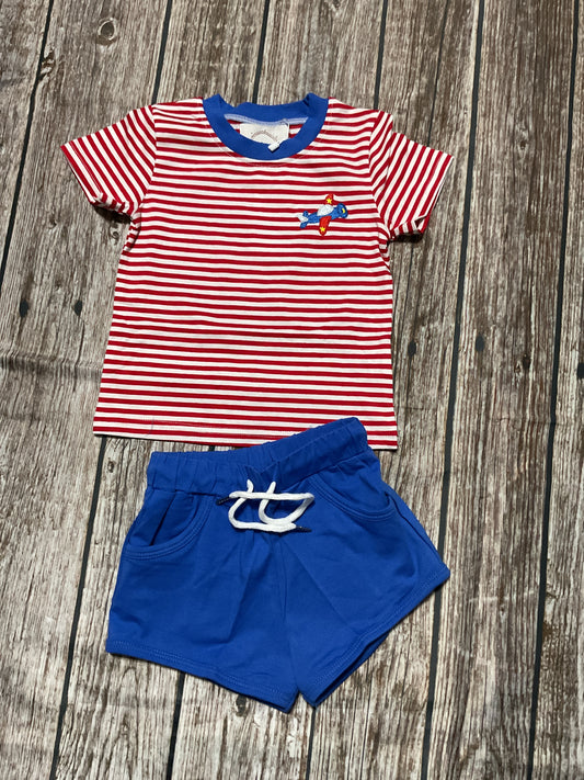 Take To The Skies Boy Short Set