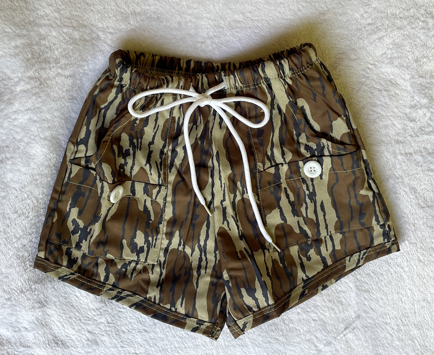 Camo BLand Fishing Shorts