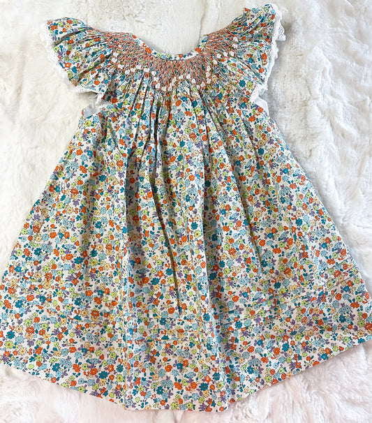 Spring Garden Smock Dress