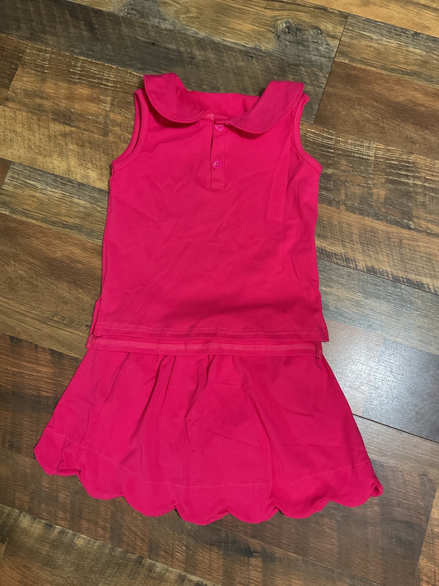 Pastel Scalloped Skort Sets