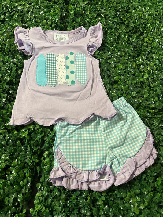 Summer Patchwork Short Set