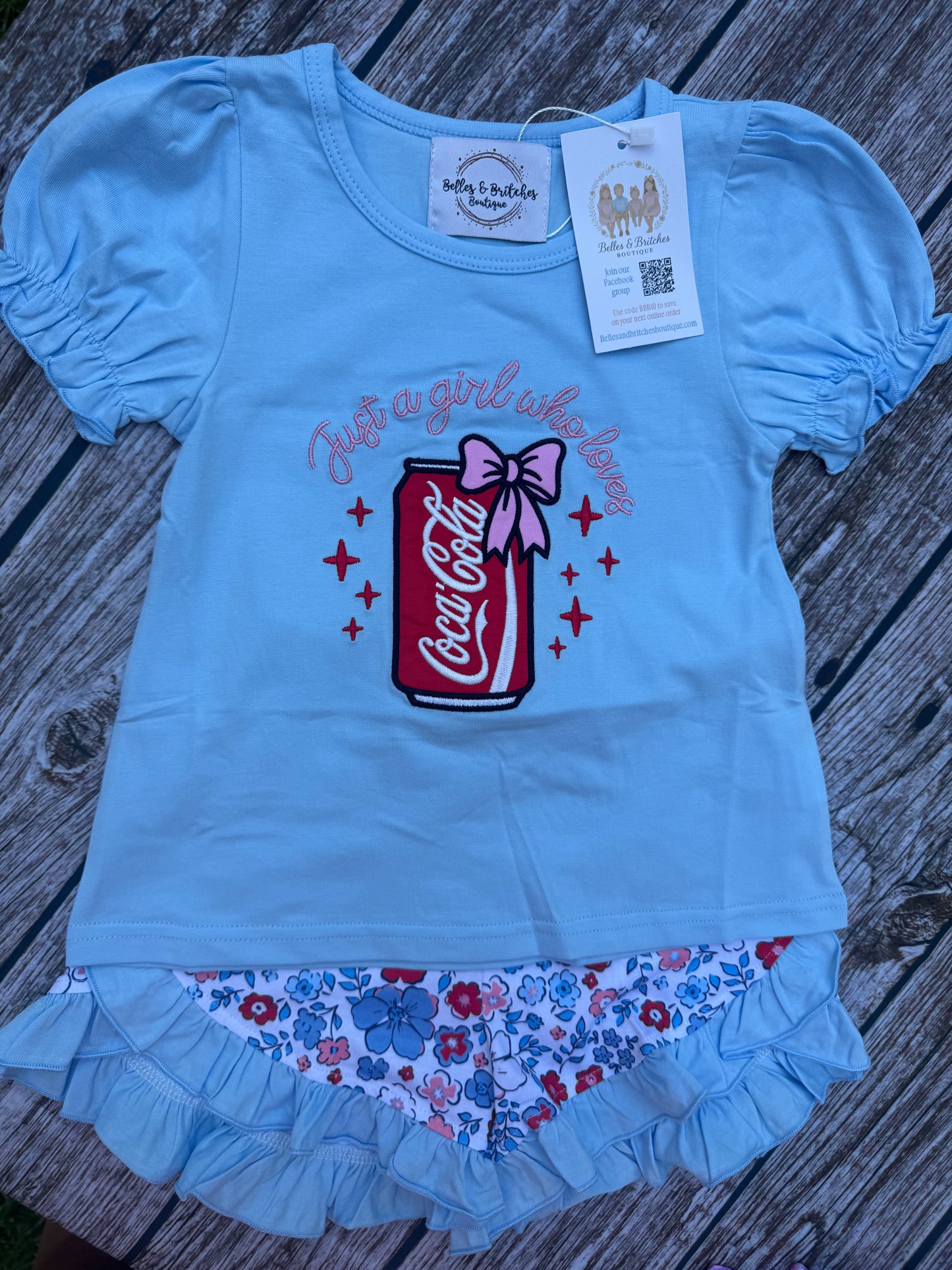 The Soda Shop Girl Short Set