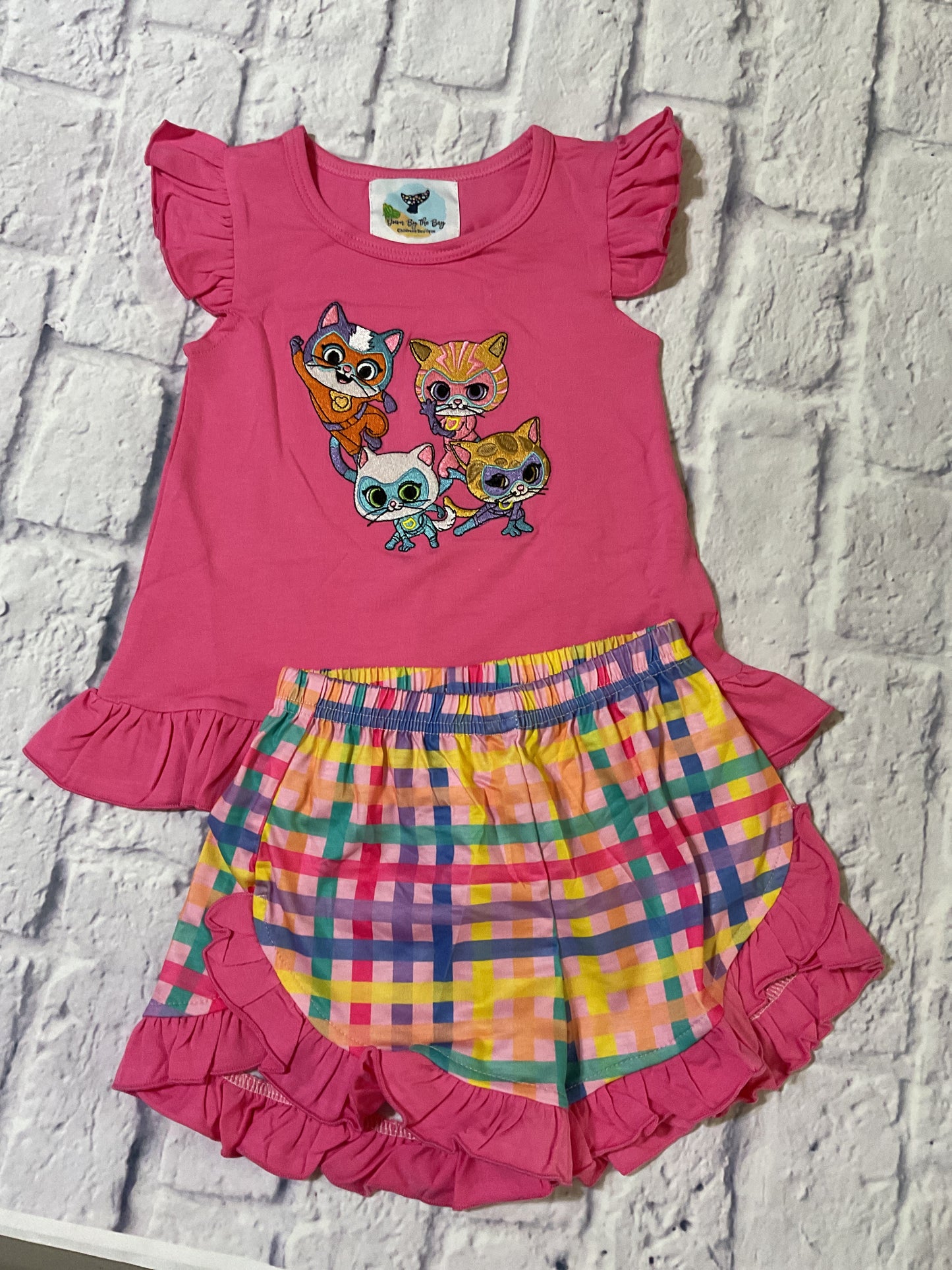 Super Kitties Girl Short Set #45