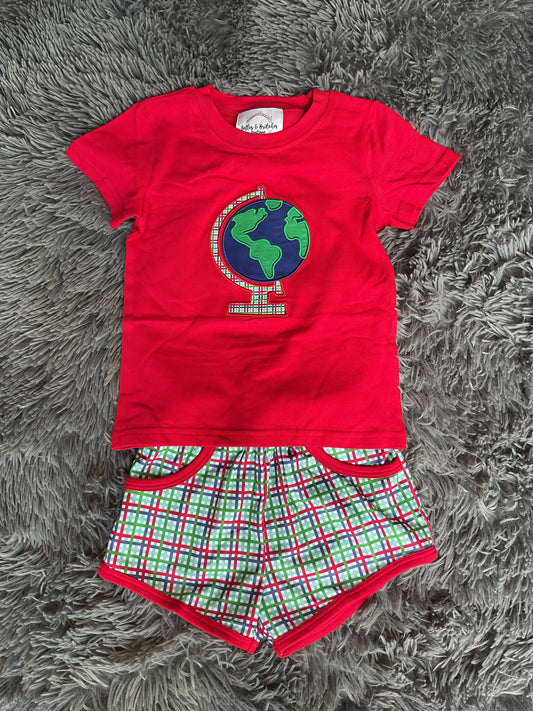 Let’s Explore Back To School Boy Short Set
