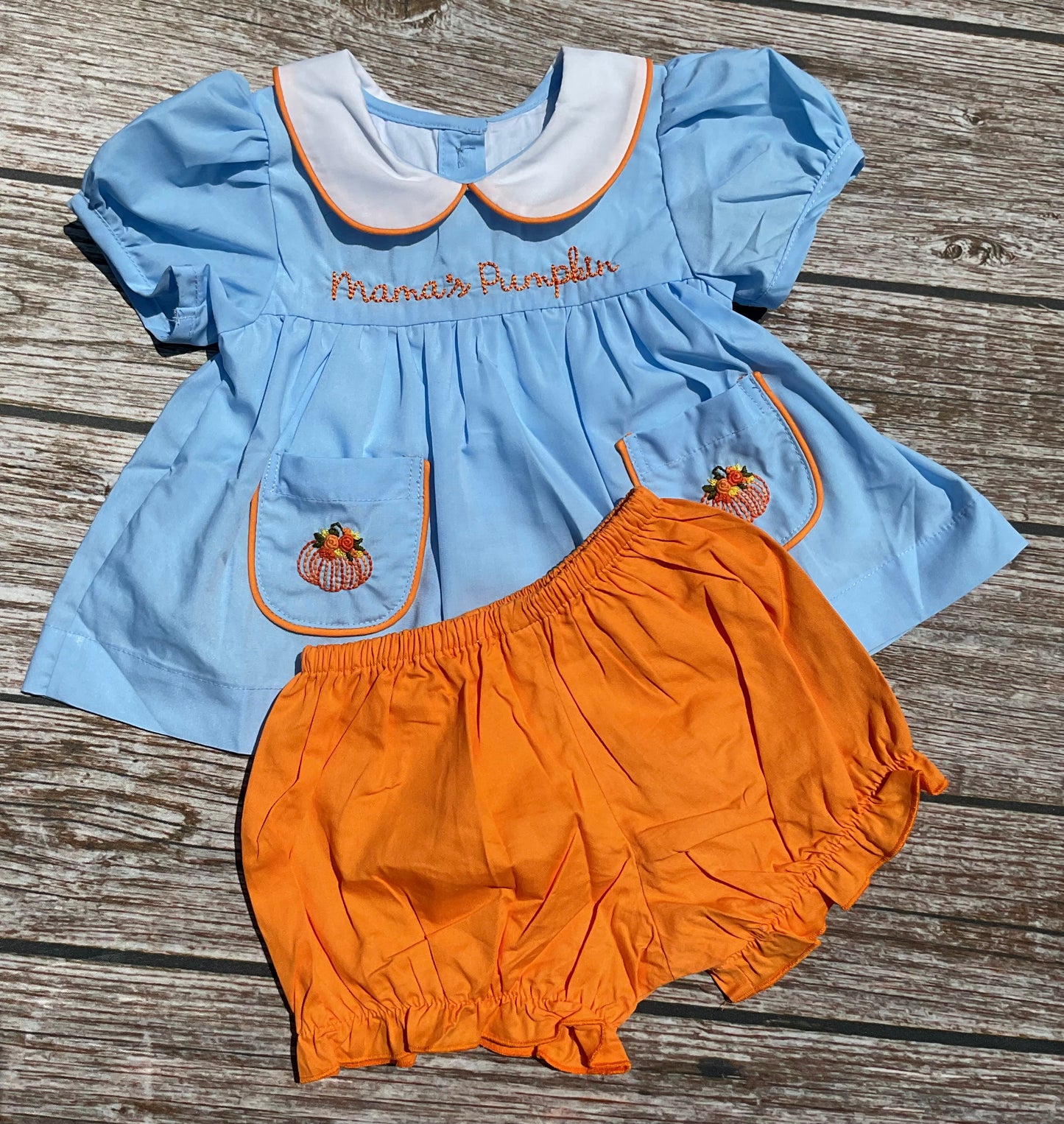 Mama’s Pumpkin Collection – Boy & Girl Sibling Matching Outfits