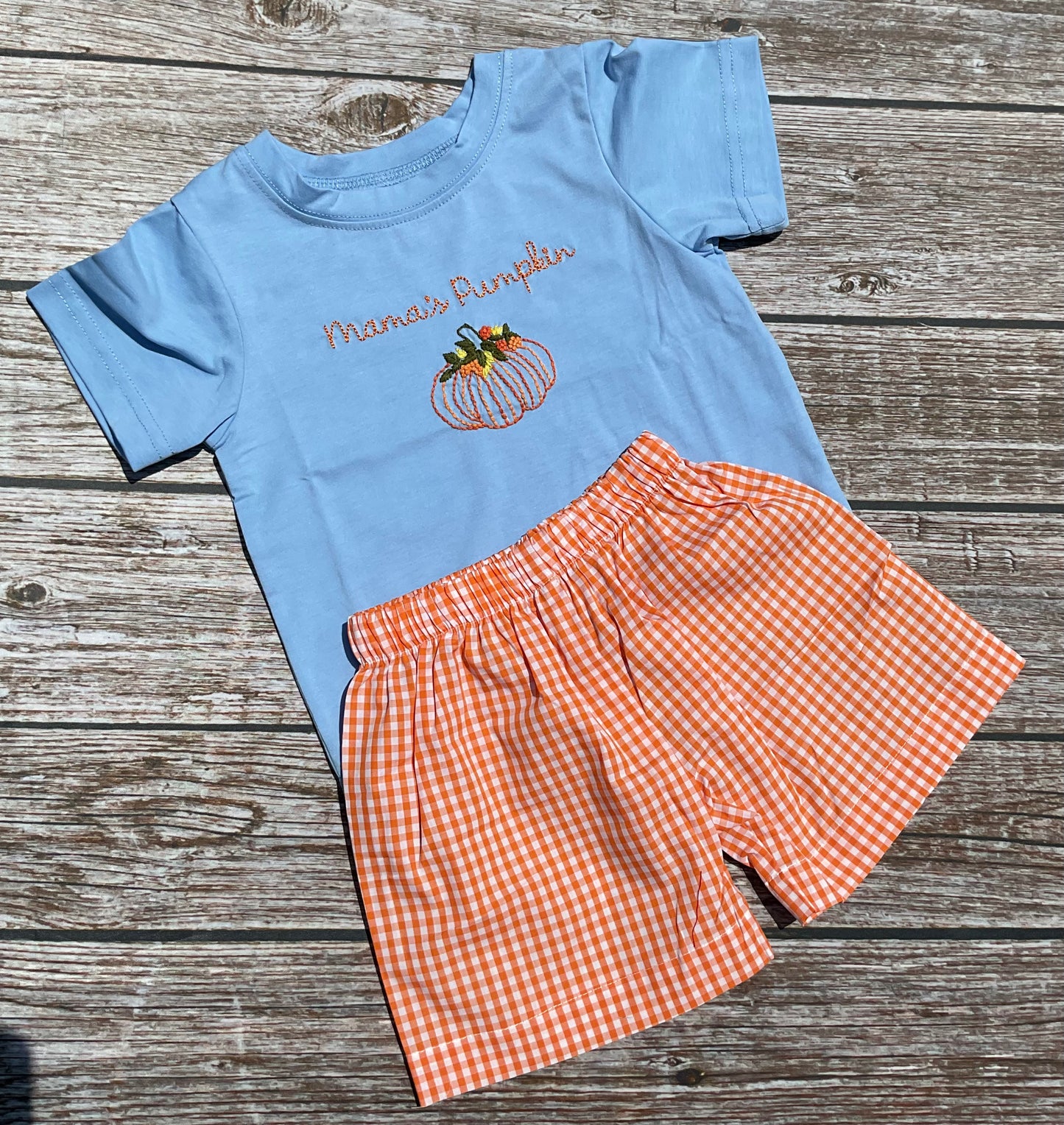 Mama’s Pumpkin Collection – Boy & Girl Sibling Matching Outfits