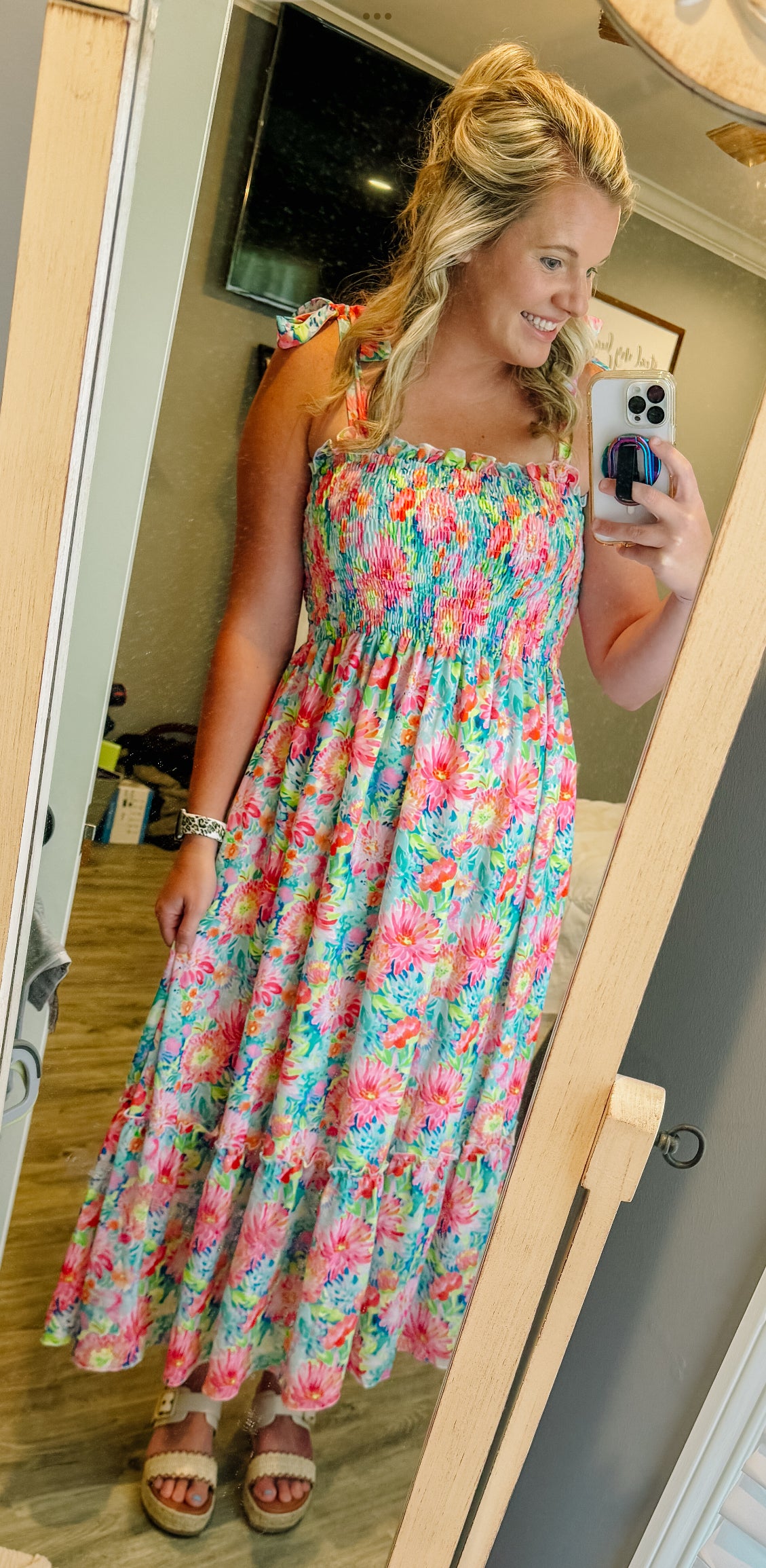 Floral Delight Smock Mommy & Me