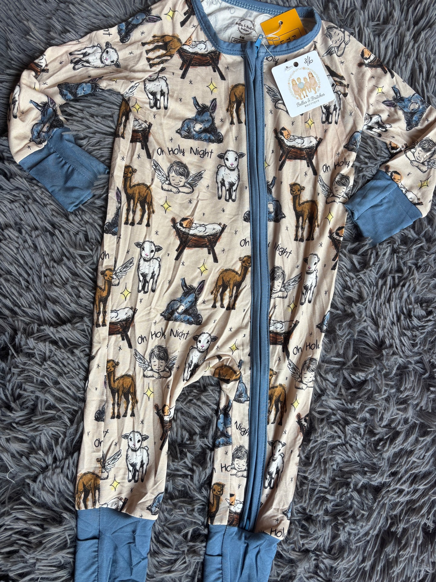 Star of Bethlehem Bamboo Zippie