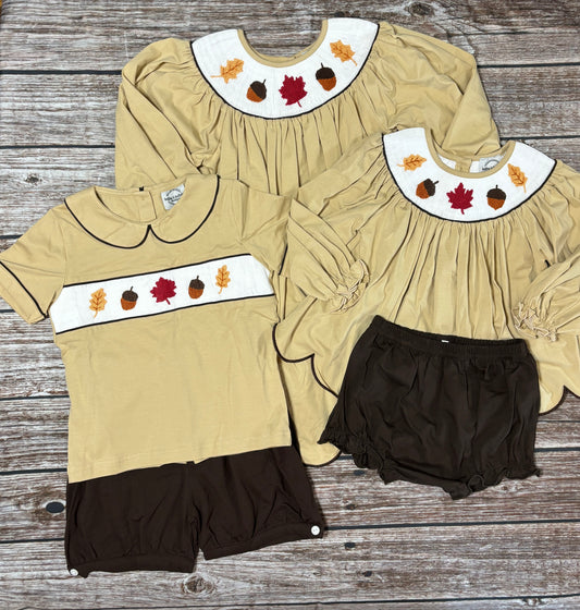 Fall Leaves Smock Collection