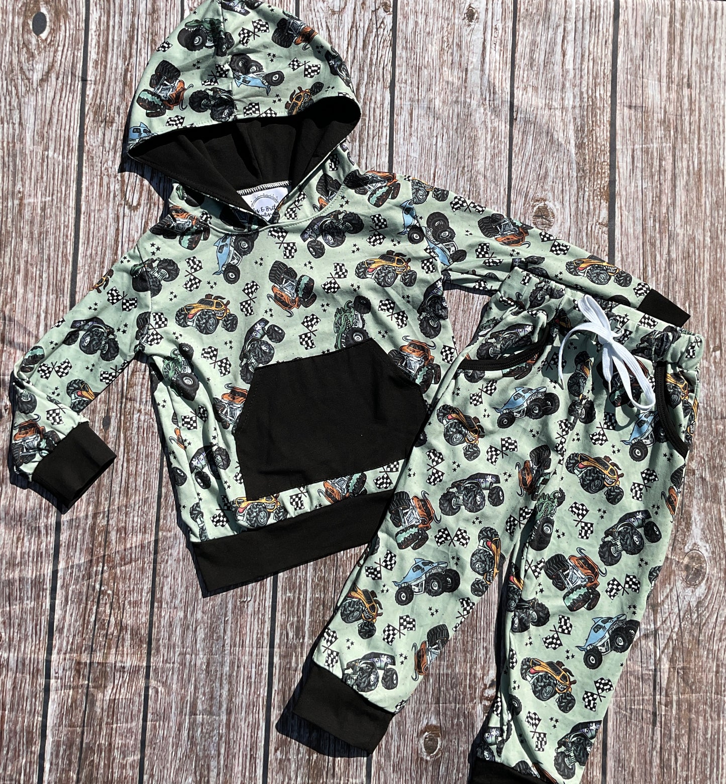 Smashing Into Winter Boy Pants Set