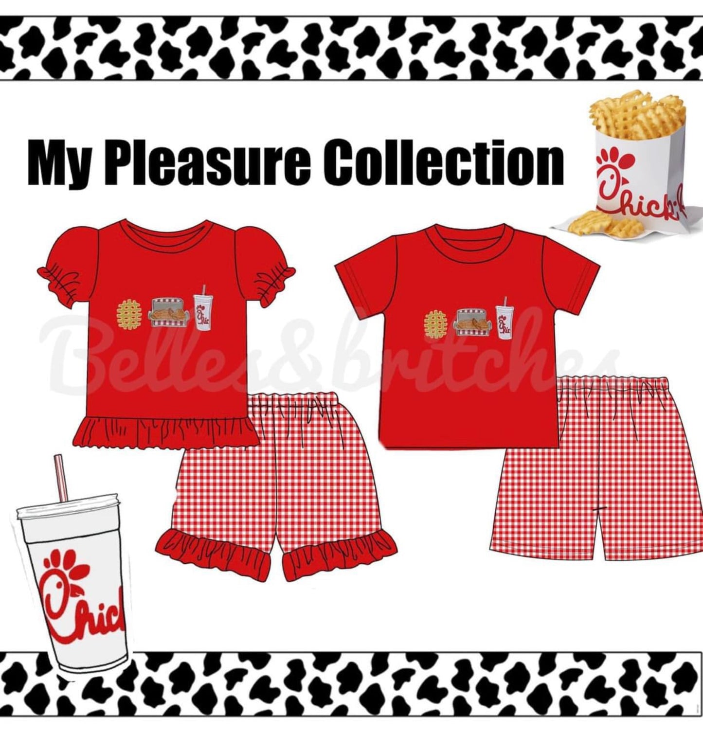 My Pleasure Girl Short Set
