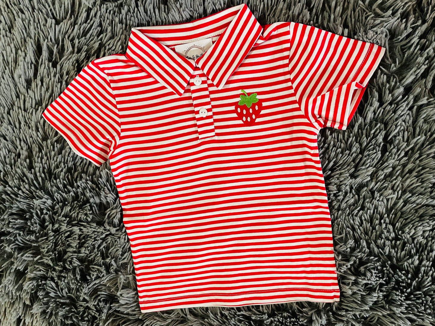 Strawberry Pocket Polo