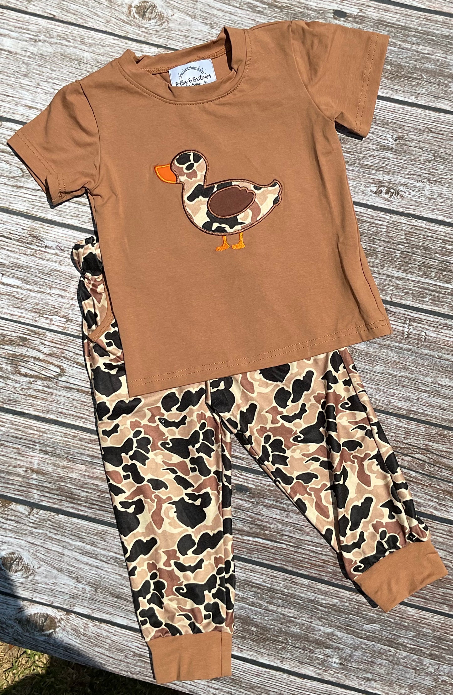 Camo Duck Boys Jogger Set