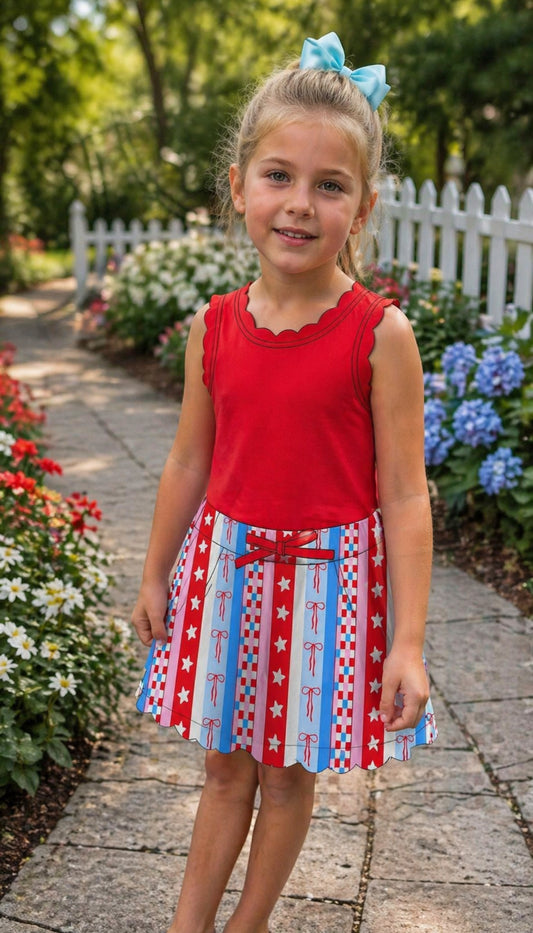 Girly Pop Skort Set