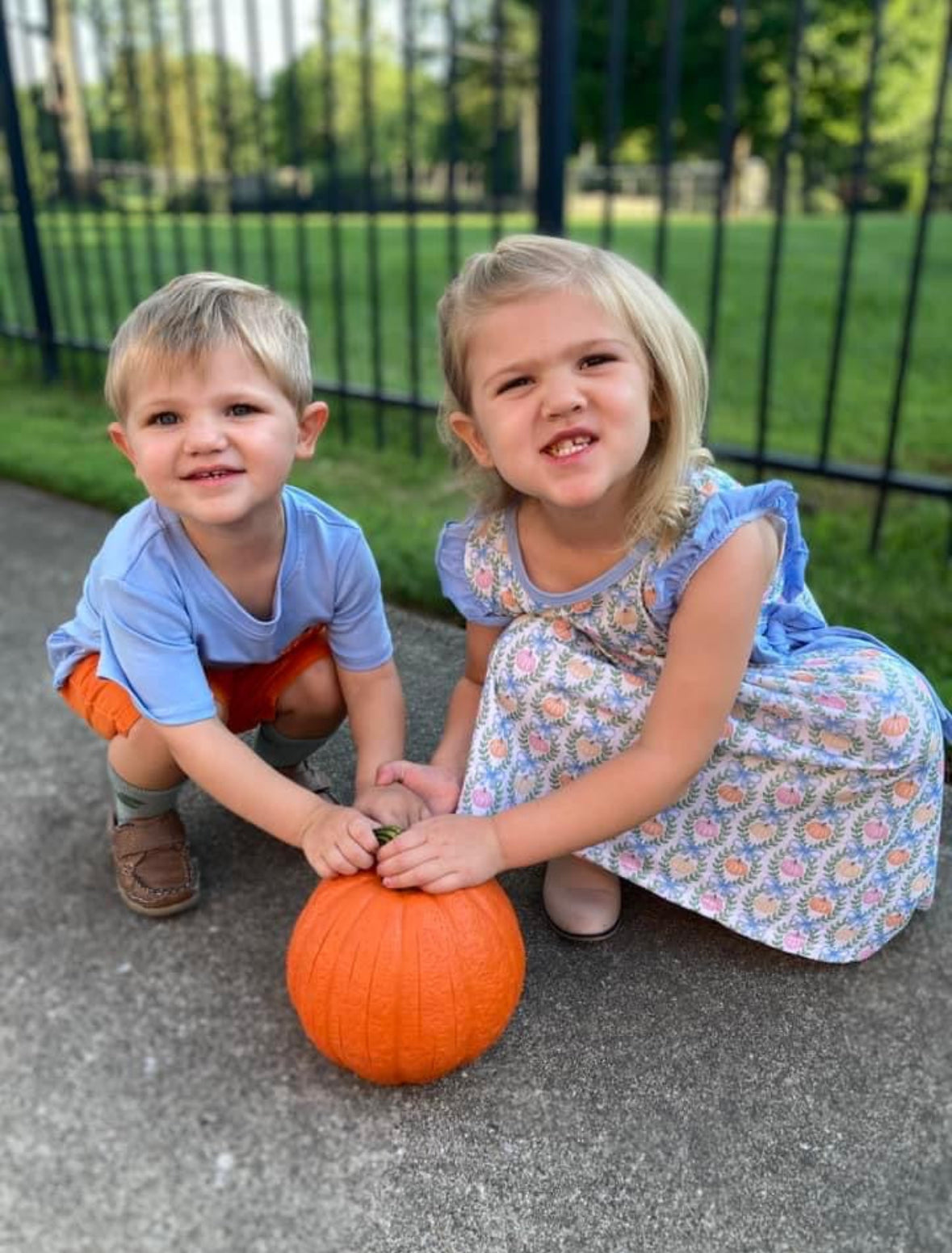 Preppy Pumpkin Sibling Collection