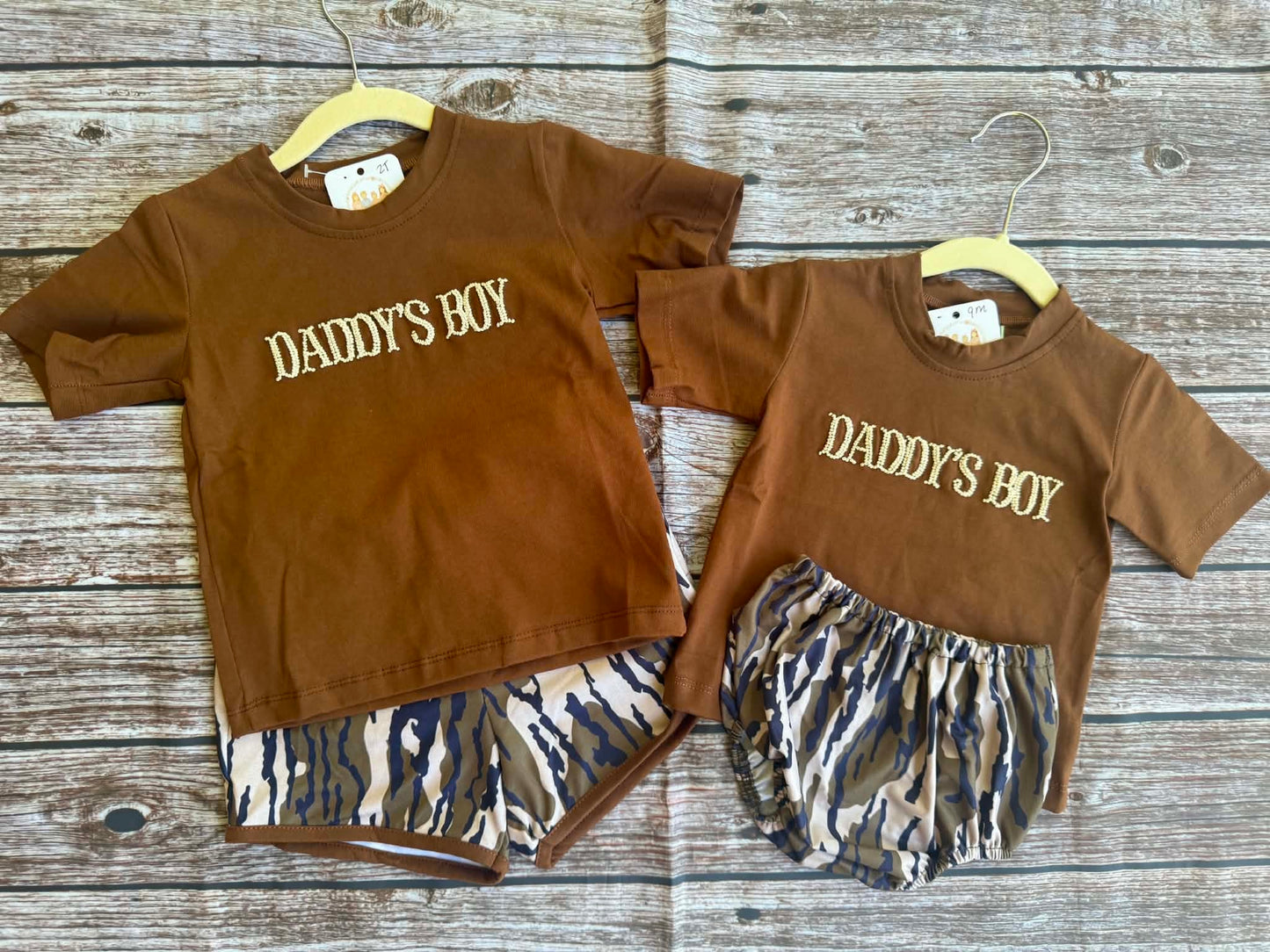 Daddy’s Boy Camo French Knot Collection