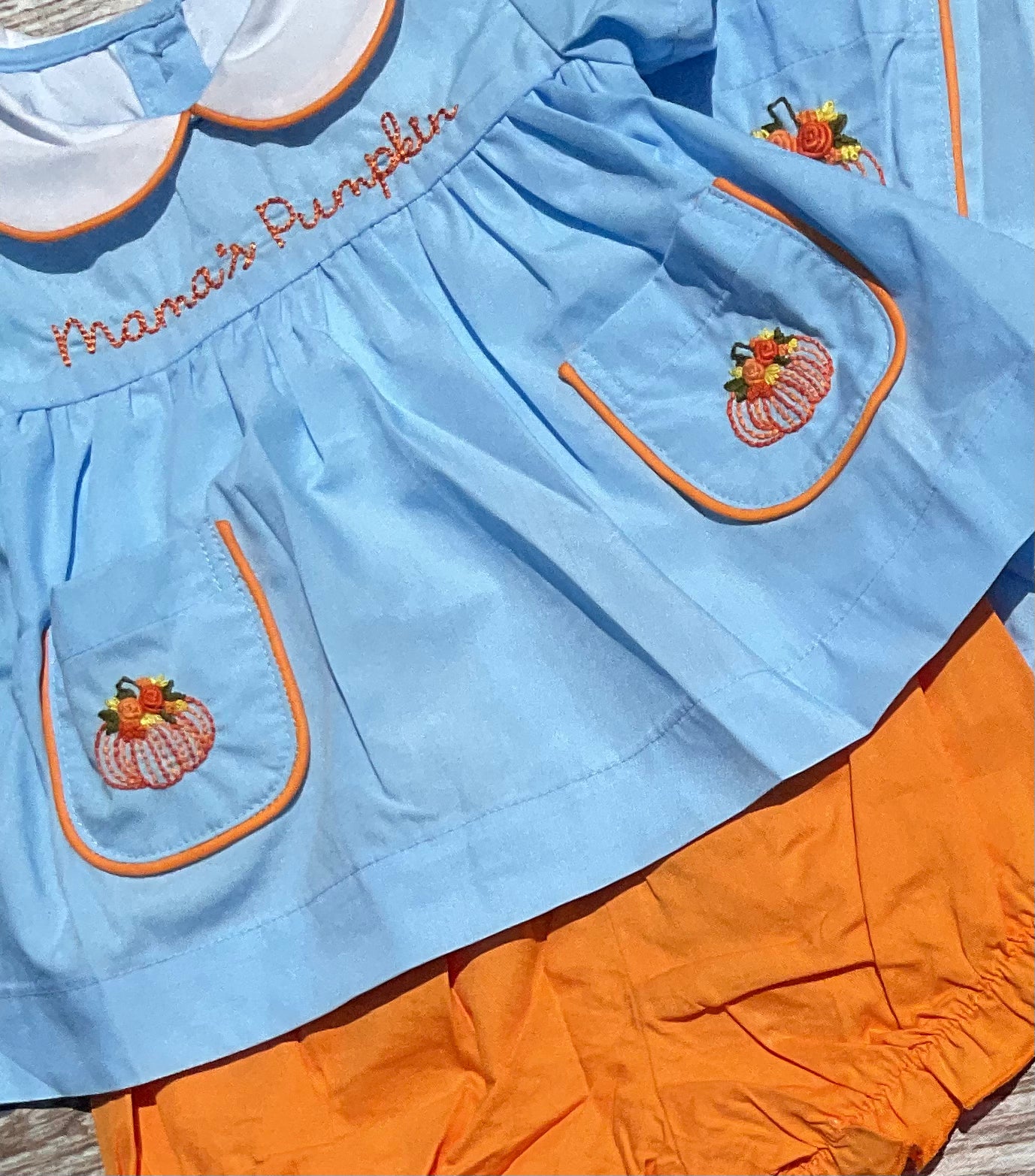 Mama’s Pumpkin Collection – Boy & Girl Sibling Matching Outfits