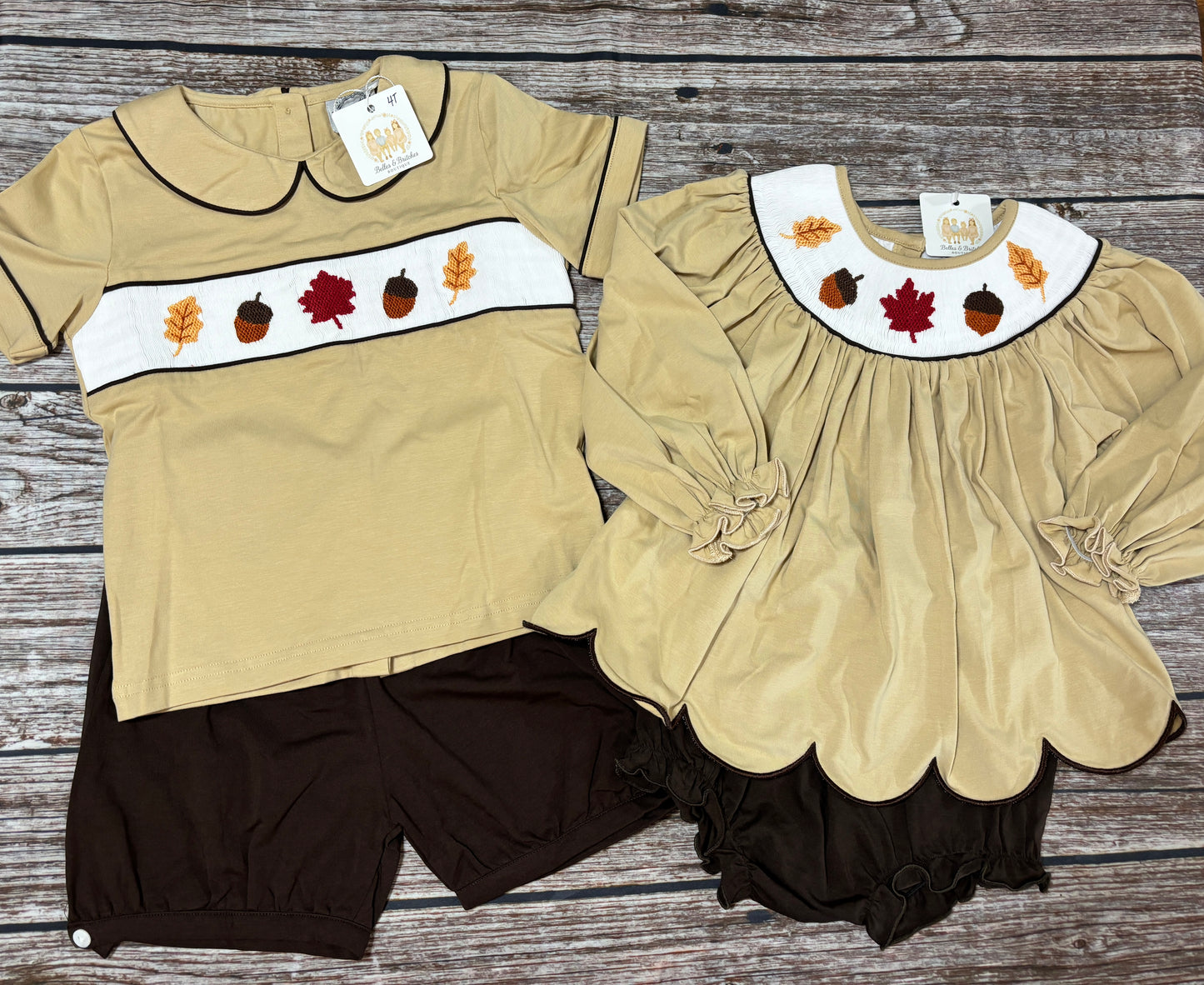 Fall Leaves Smock Collection