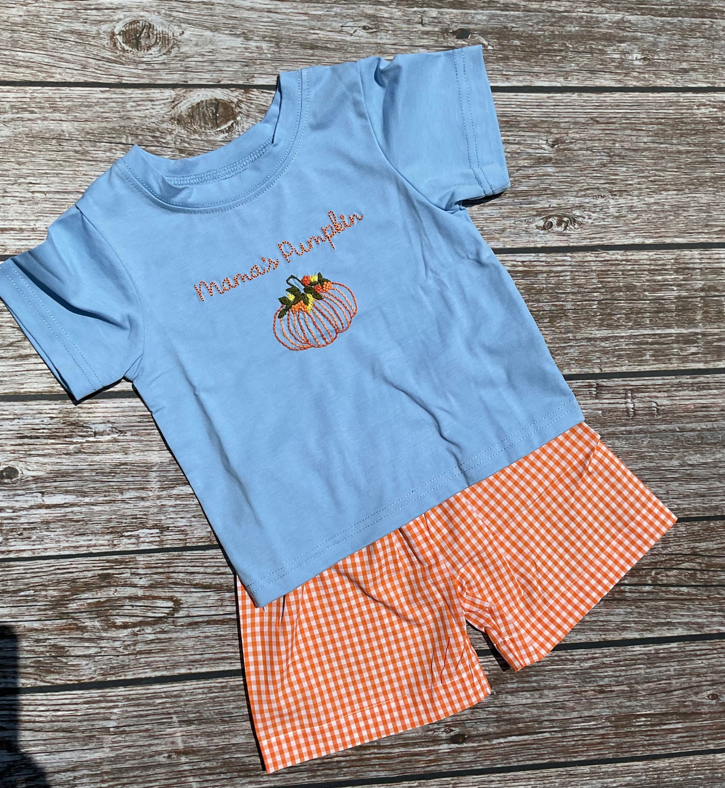 Mama’s Pumpkin Collection – Boy & Girl Sibling Matching Outfits