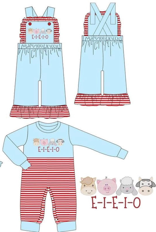 EIEIO Farm Collection Romper