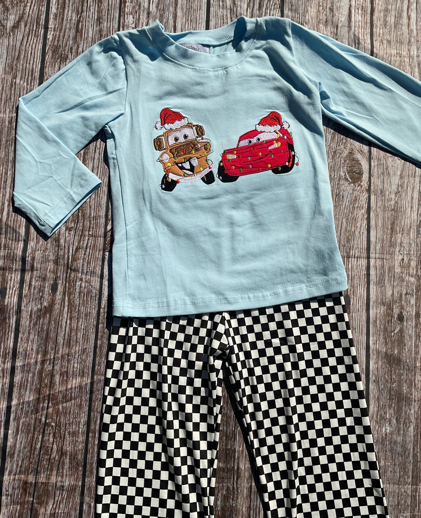 Lightning Christmas Boy Pants Set