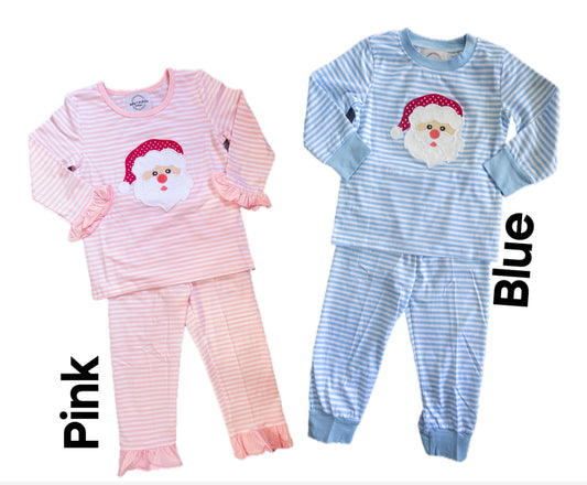 Striped Santa Sibling Jammies