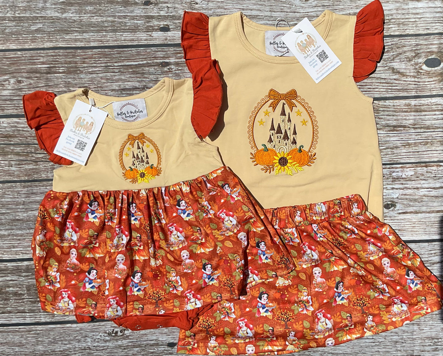 Enchanted Fall Princess Sister Collection