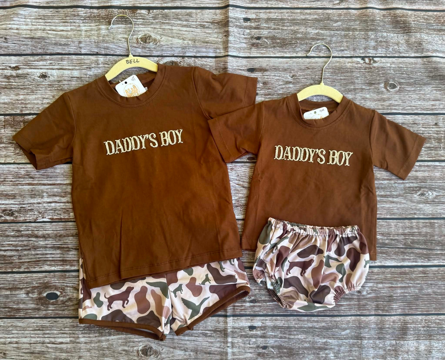 Daddy’s Boy Camo French Knot Collection