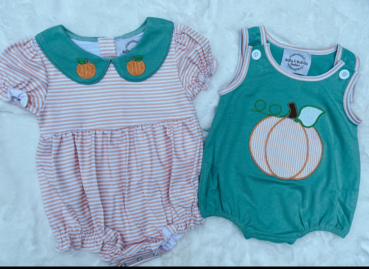 Pumpkin Stripes Sibling Collection