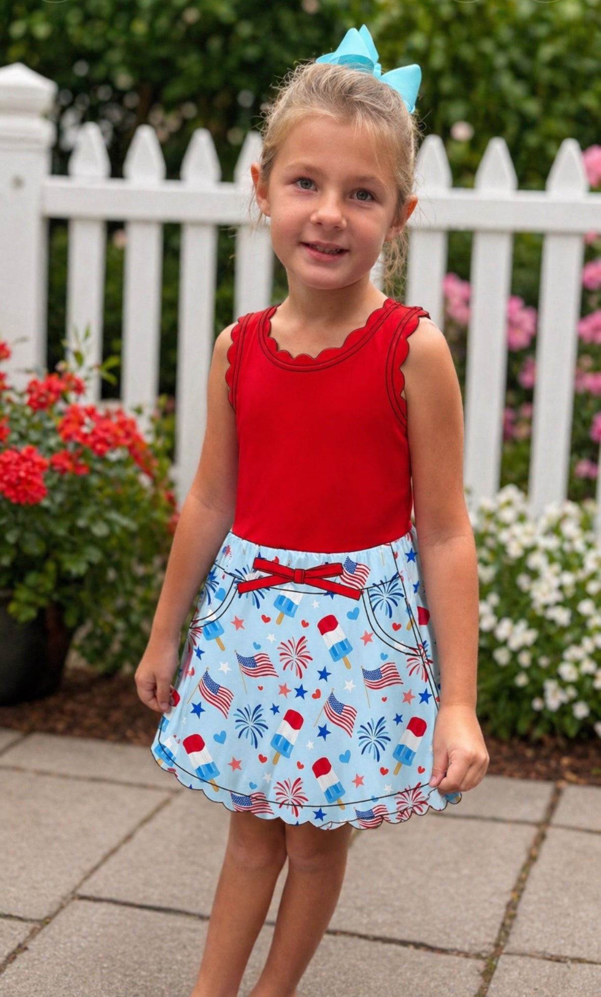 Patriotic Pop Skort Set
