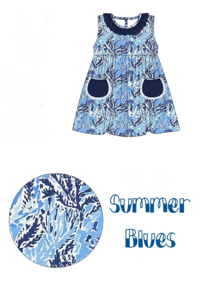 Summer Blues Dress