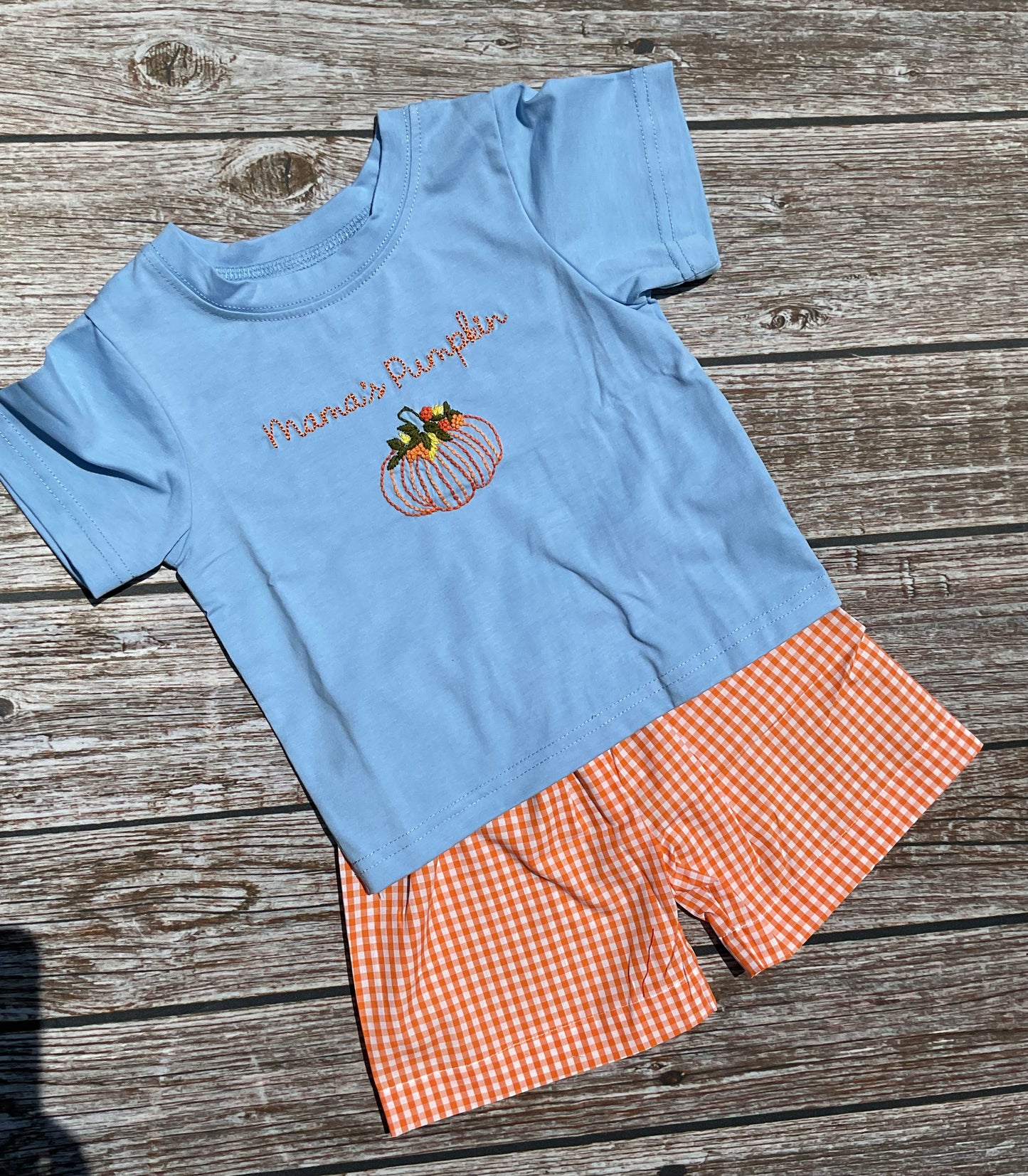 Mama’s Pumpkin Collection – Boy & Girl Sibling Matching Outfits