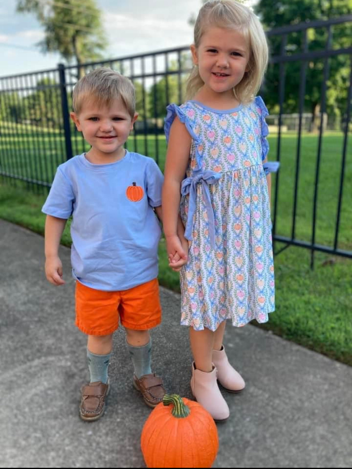 Preppy Pumpkin Sibling Collection