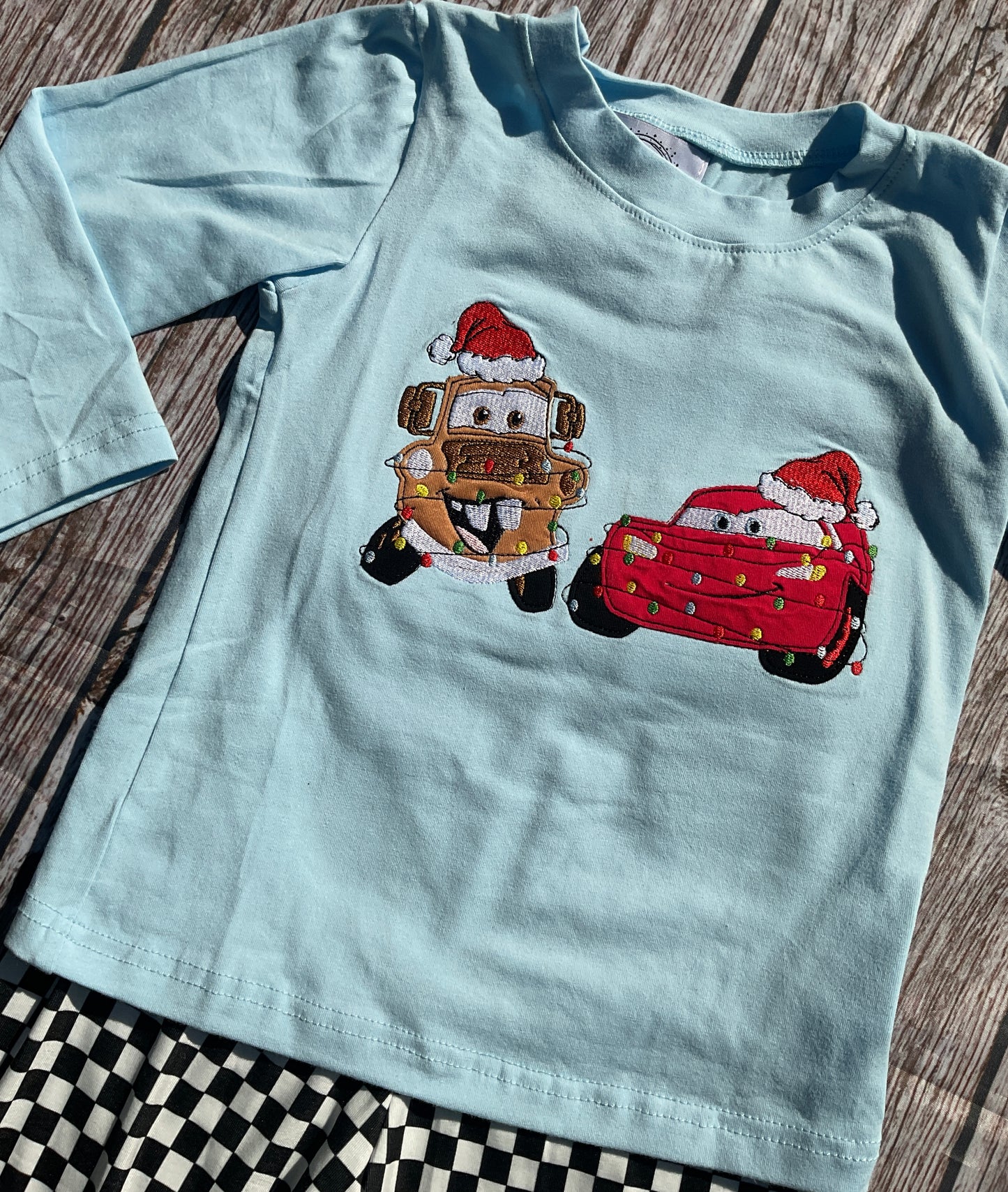 Lightning Christmas Boy Pants Set